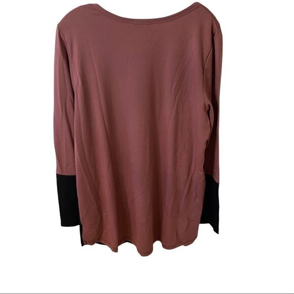 B E Stage Women’s Blocked Off Top NEW In Pkg Sz 2 X - Picture 2 of 6